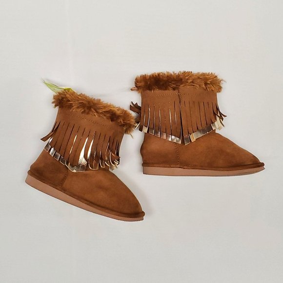 Crazy 8 Moccasin Boots Size 8 Brown - Picture 1 of 6